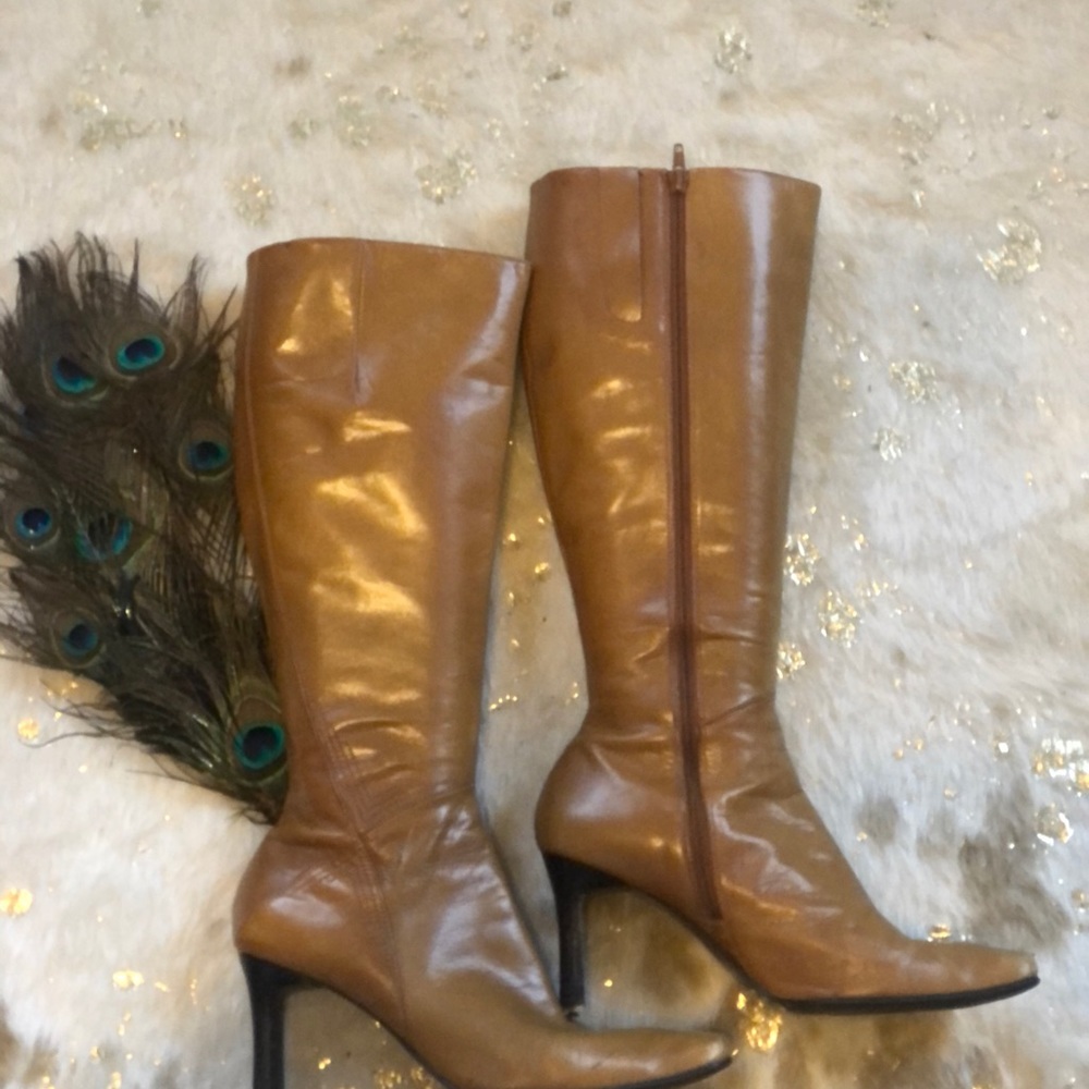 Nine West butterscotch color boots